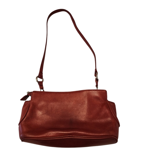 So Rachel by Longaberger Dark Dusty Rose Leather Purse - Picture 3 of 14